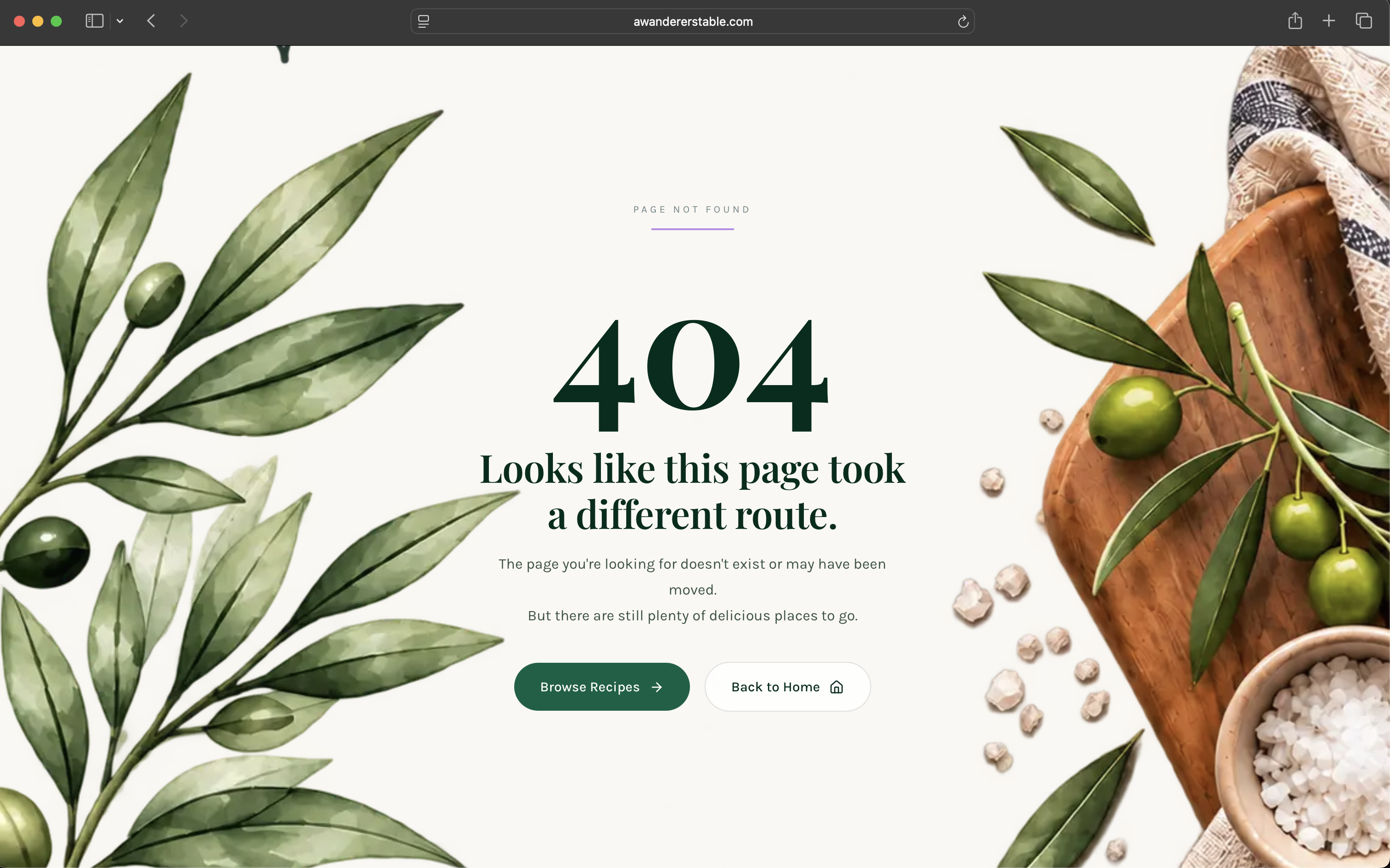 404 page