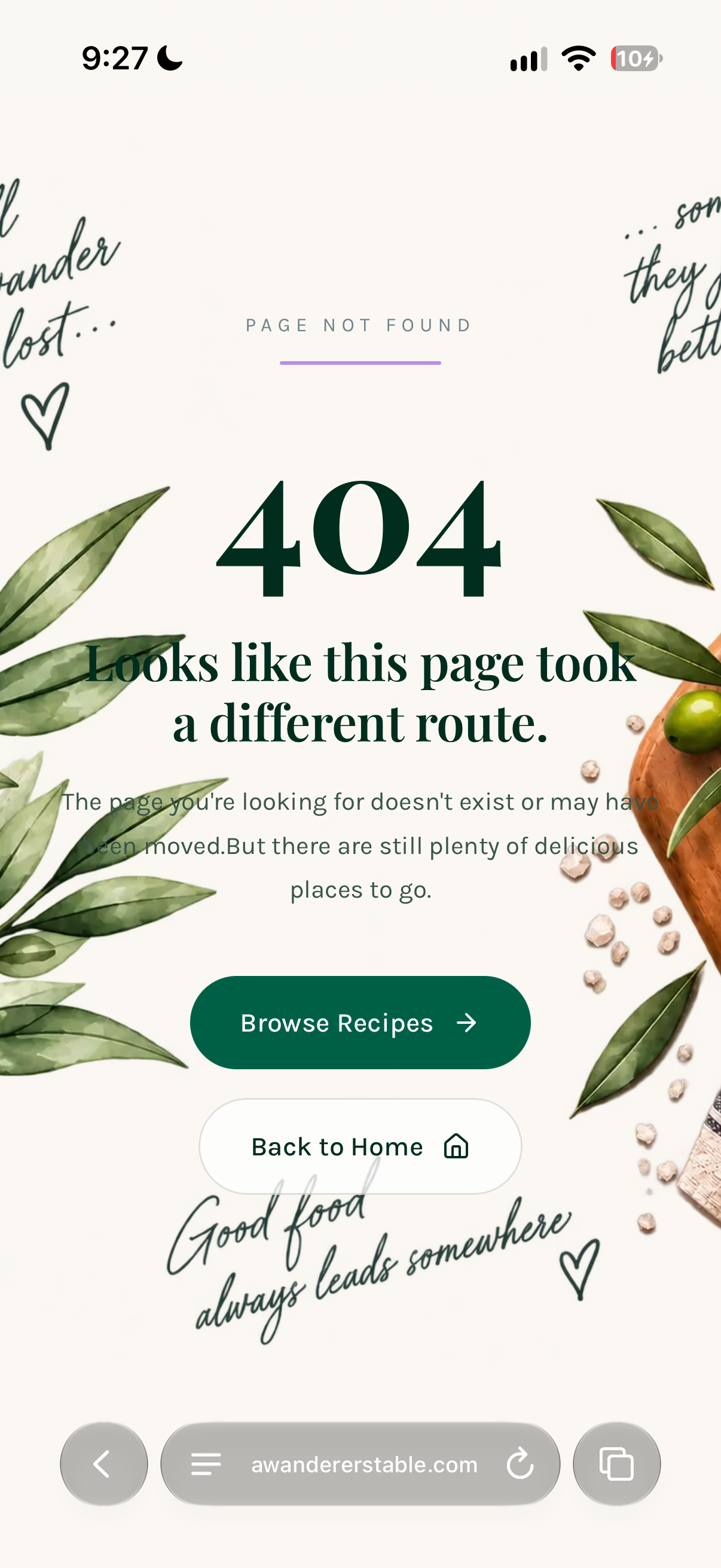404 page