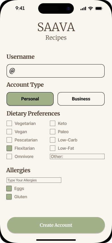 Profile Creation